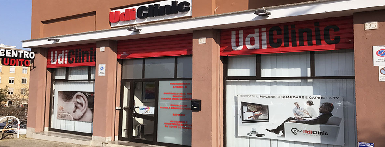 UdiClinic Roma esterno negozio