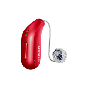 UdiClinic apparecchi acustici bambini Oticon Play rosso